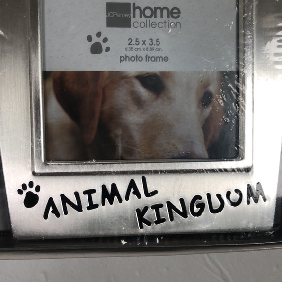 Vintage Silver Dog & Cat Animal Kingdom NIB Photo Frame - Picture 8 of 9